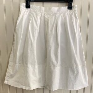 DKNY white cotton skirt